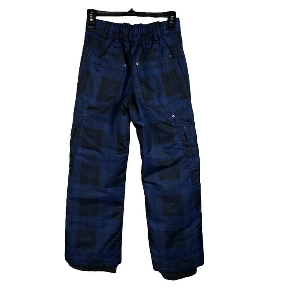 Triple Nickel 555 Youth SZ 12 Ski Pants Plaid Snowboard Insulated Zip Pockets - Picture 6 of 10